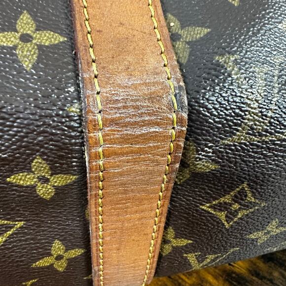 Louis Vuitton Vintage Monogram Sac Souple 45 Duffle Bag Boston Travel - Picture 11 of 16